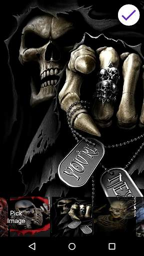 Skeleton Lock Screen 6 تصوير الشاشة