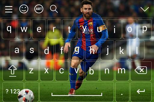 Lionel Messi Keyboard theme screenshot 7