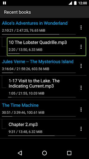 Simple Audiobook Player 5 تصوير الشاشة