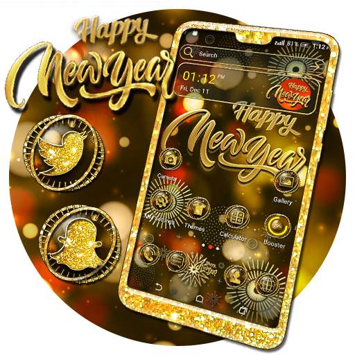 New Year Launcher Theme 1.0