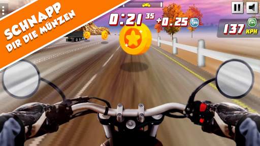 Highway Rider Extreme - 3D Motorrad Rennspiel screenshot 1