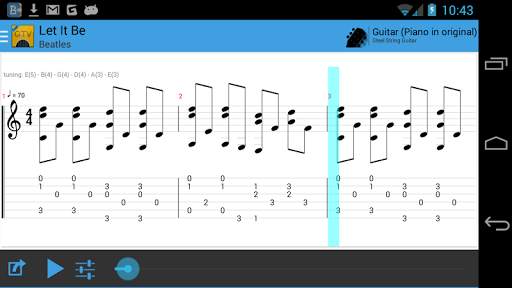 Guitar Tab Viewer 2 تصوير الشاشة