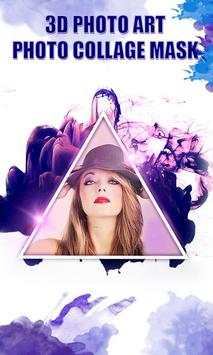 3D Photo Art : Photo Collage Mask 3 تصوير الشاشة