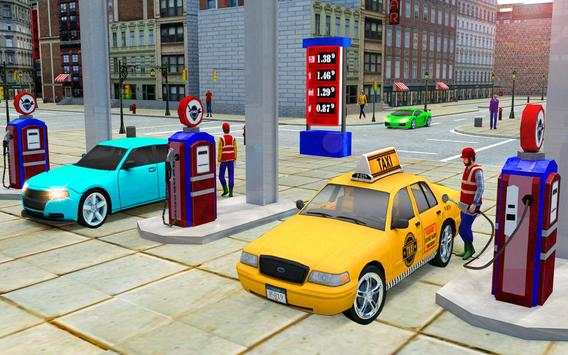 City Taxi Driver Cab Sim 2018 Pick & Drop Game screenshot 1