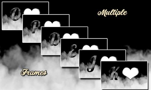 Smoky Text Photo Frames screenshot 1