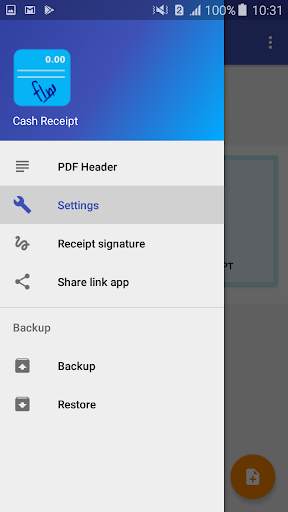 Cash Receipt screenshot 1