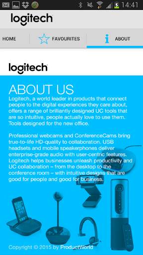 Logitech UC 2 تصوير الشاشة