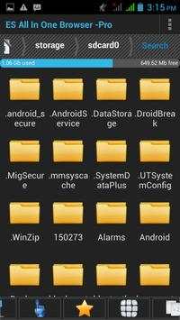 ES All In One File Browser Pro screenshot 1
