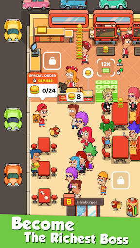 Idle Burger Tycoon-Burger shop screenshot 5
