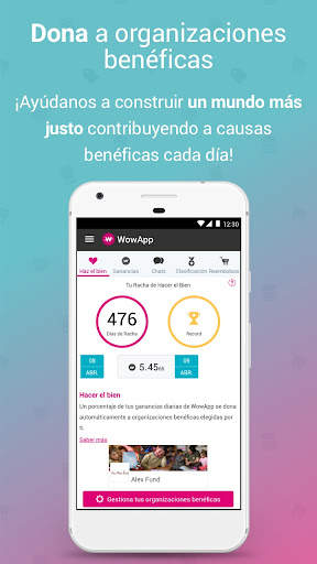 WowApp - Earn. Share. Do Good screenshot 4