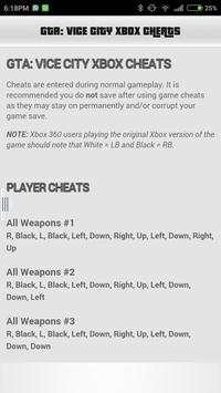GTA Vice City Cheats screenshot 3