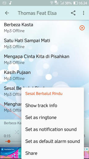 Berbeza Kasta|Thomas Arya Ft Elza Pitaloka Offline screenshot 4