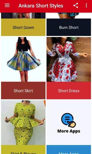 Ankara Short Styles स्क्रीनशॉट 1
