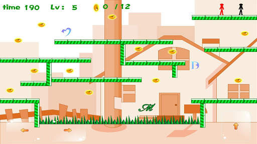 Two Players Stickman Collect Bean screenshot 5
