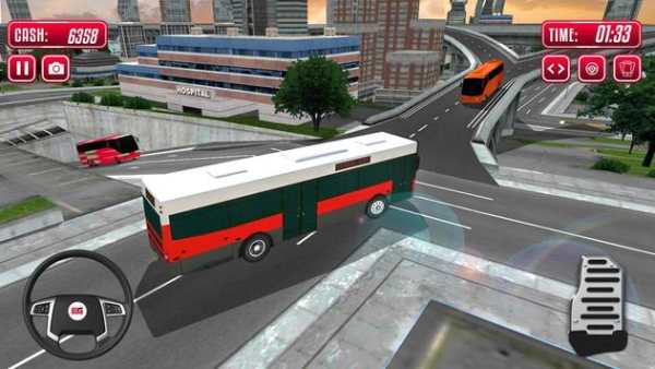 Tourist Bus Uphill Rush Hill Climb Racing Game 3D screenshot 6