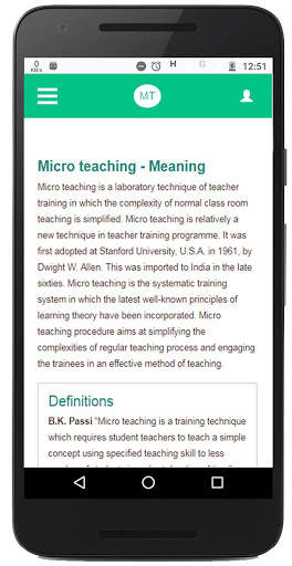 Micro Teaching screenshot 1