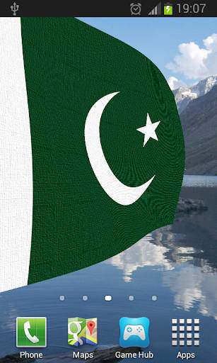 Pakistan Flag Live Wallpaper screenshot 2
