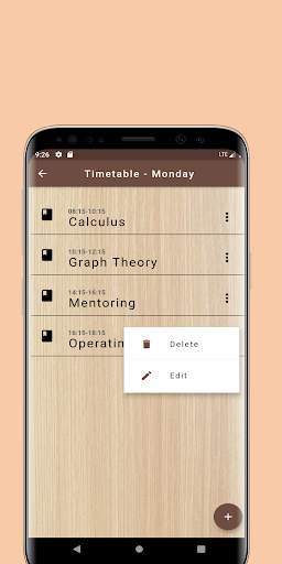 My Timetable screenshot 5