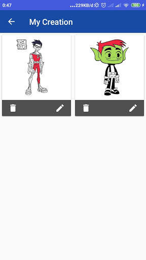 Teen Coloring Titans go screenshot 3