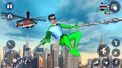 Spider Dogge Hero Fight - Gangster Crime City Game स्क्रीनशॉट 3