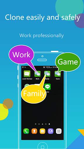 Multi WeChat - App Cloner, Dual apps screenshot 1