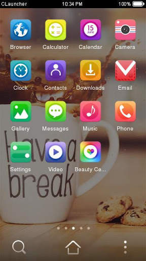Coffee Break Theme HD screenshot 2
