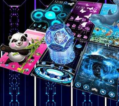 3D Crystal Launcher screenshot 4