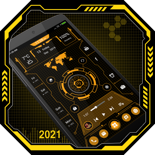 Futuristic Launcher - App lock, Hide App icon