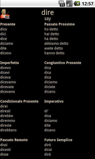 Italian Verb Test Lite screenshot 5