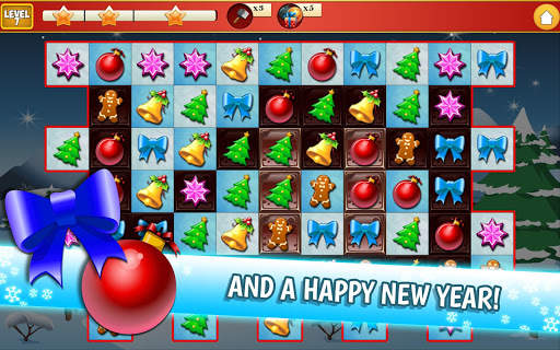 Christmas Crush Holiday Swapper Candy Match 3 Game स्क्रीनशॉट 16