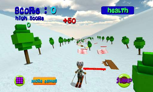 Ski Sim: Cartoon screenshot 1