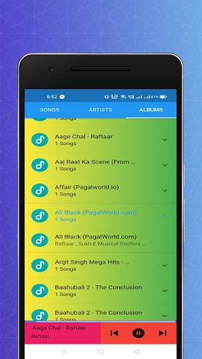 Music Player 2021 - MP3 Player , Audio Player स्क्रीनशॉट 2