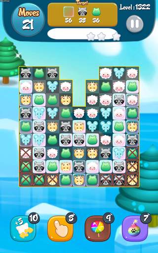 Candy Animal - Match 3 No Ads screenshot 21