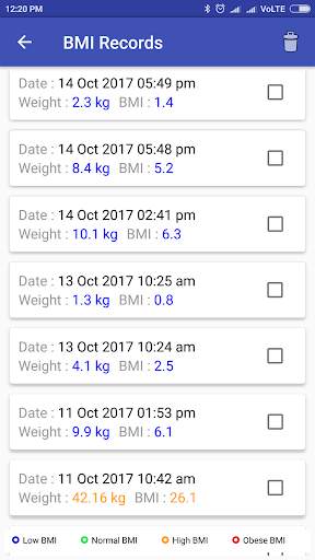 Phoenix BMI App 6 تصوير الشاشة