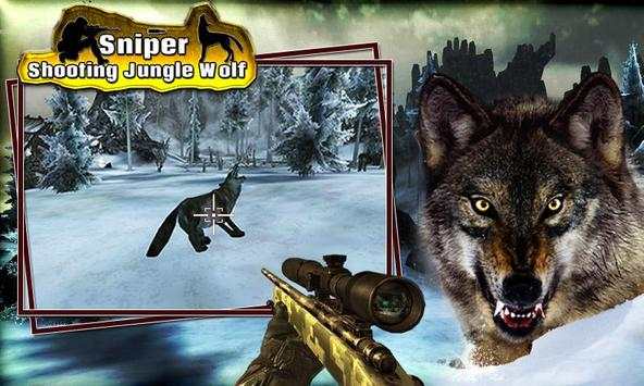 Sniper shooting Jungle Wolf screenshot 1