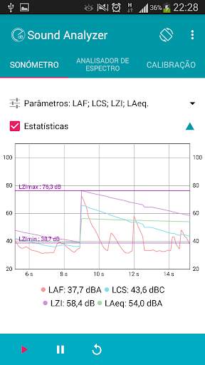 Sound Analyzer App screenshot 1