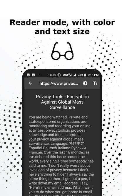 Cosmic Privacy Browser - Secure, Adblock & Private screenshot 4