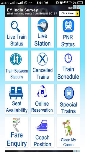 Indian Railway Live Station and PNR Status screenshot 1