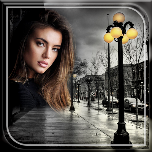 Black &amp; White Photo Frame icon