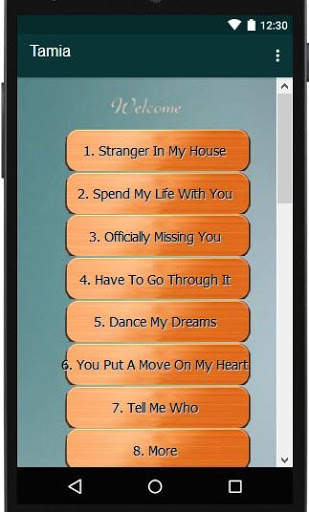 Tamia Lyrics Music screenshot 1