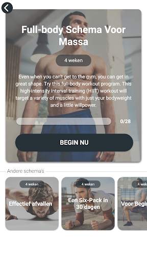 Workouts voor Mannen - Oefeningen voor thuis screenshot 4