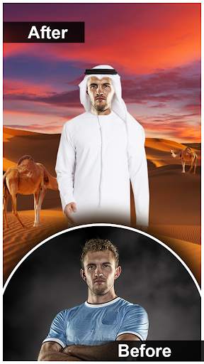 Arab Man Photo Editor : Suit, Hair, Moustache screenshot 3