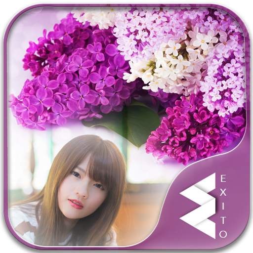 Lilac Flower Photo Frames 1.17