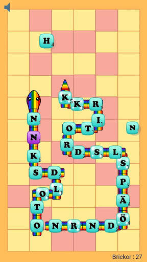 AlfaSnake -🐍 Fast paced snake word building game screenshot 1