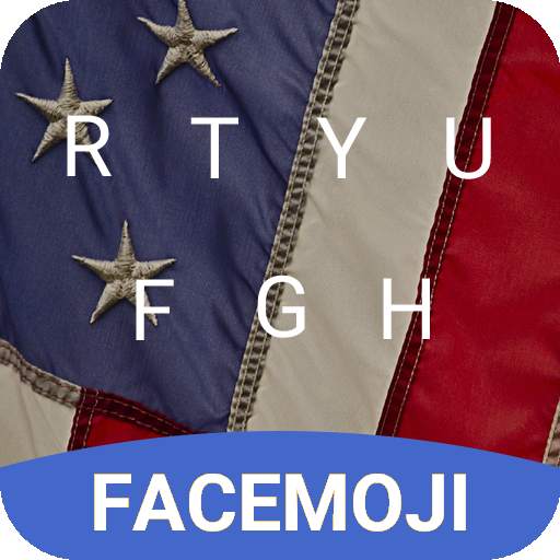 USA Flag Emoji Keyboard Theme for Whatsapp v1.0