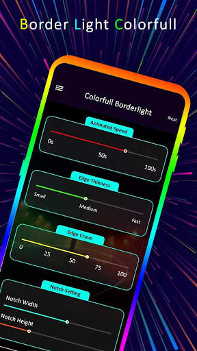 Edge Lighting - Borderlight Live Wallpaper screenshot 5