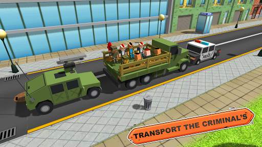 Blocky Vegas Crime Simulator:Prisoner Survival Bus screenshot 7