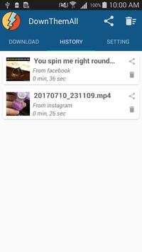 DownThemAll - Facebook, Instagram Video Downloader screenshot 4