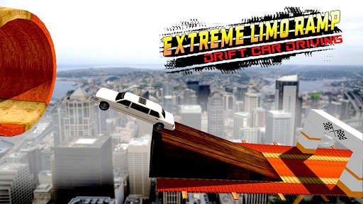 Extreme Limo Mega Ramp - Car Driving Games 3D screenshot 1