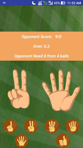 Hand Cricket Battle screenshot 5